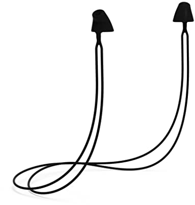 Flare Calmer Secure – Ear Plugs Alternative – Reduce Annoying Noises Without Blocking Sound – Soft Reusable Flexible Silicone with Built-in Lanyard - Black