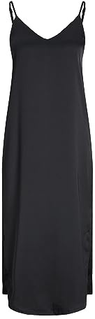JACK & JONES Jxcleo Vestido de Satén, Vestido Mujer, Negro, M