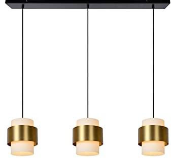 LUCIDE FIRMIN - Pendant Light - 3xE27 - Matt Gold/Brass