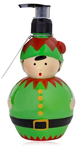 Accentra Handseife BELIEVE IN YOURSELF, 310ml im Pumpspender Elfform, Flüssigseife Seifenspender, Cranberry Apple -Duft - nachfüllbar, Grün