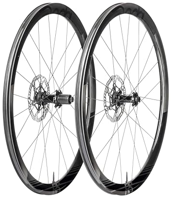 DEDA Unisex-Adult WDRS4DB-CA Radsätze, schwarz, Kohlenstoff