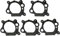 5 Stück Vergaser-Luftreiniger-Dichtung, Vergaserdichtung, Ersatz für Briggs & Stratton 272653 272653S 795629, Vergaser-Reparatur-Set