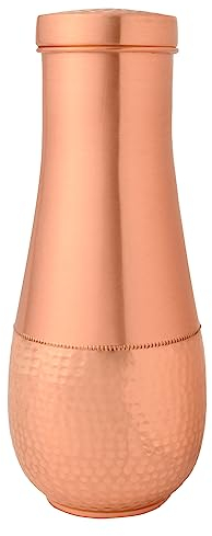 Bettkaraffe aus reinem Kupfer für Ayurveda-Gesundheitsvorteile – 1800 ml Fassungsvermögen