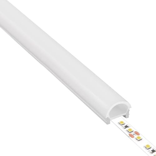 LEDKIA Profil Neon SFLEX 24x18 Aufbau Halbrund vertikale Kurve für LED Stre