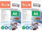 Peach Laminierfolien A6-80 mic - 125 pouches - glänzend - Premiumqualität für beste Laminierergebnisse - kompatibel mit Geräten aller Markenhersteller - PP580-04P (Packung mit 2)