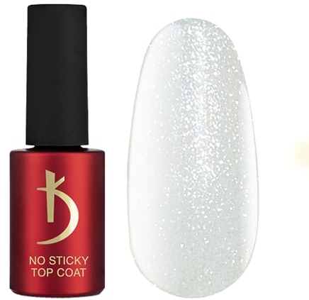 K Professional - Top Coat Gel UV - No Wipe Top Coat - Glitzern -7ml- Überlack Nägel - Nagellack - Gel Nägel - UV LED - Sparkle Finish Gel Polish