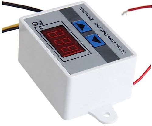 OSALADI termostato de 12 voltios Calentador de 12v termostato con sonda termostatos programables para el hogar termostato de Piso Control del termostato número Control térmico