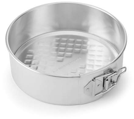 MasterClass Recycled Aluminium Springform Cake Tin, Round Baking Tin for Cakes, 20cm / 8” Cake Tin | Superior Heat Distribution & Warp Resistant