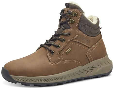 s.Oliver Herren Stiefel zum Schnüren Wasserabweisend Vegan
