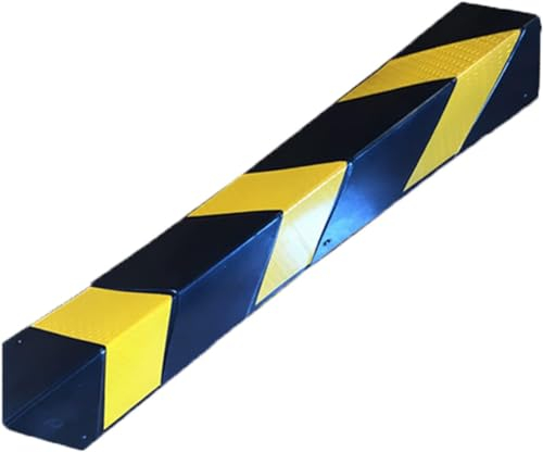 JSY eckenschutz für garagen Eckkantenschutz for Garagenwände, reflektierender Wandkantenschutz, Parkecken-Garagenschutz for Ihr Fahrzeug Garage Wandschutz(Color:Black+yellow-100cm,Size:4pcs)