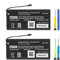 FLSTOR HAC-006 Battery, 2 Packs 600 mAh Battery Replacement for Nintendo Switch HAC-015 HAC-016 Joy Con L/R Controller, with Repair Tool Kit