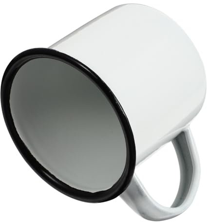 COLLBATH 3 Stk Altes Schnapsglas Retro-emaille-tasse Gesprenkelt Zinn Flasche Tassen Für Heißgetränke Multifunktionaler Becher Kaffeetassen Camping Emaille Becher Kinder Schüssel Weiß Eisen
