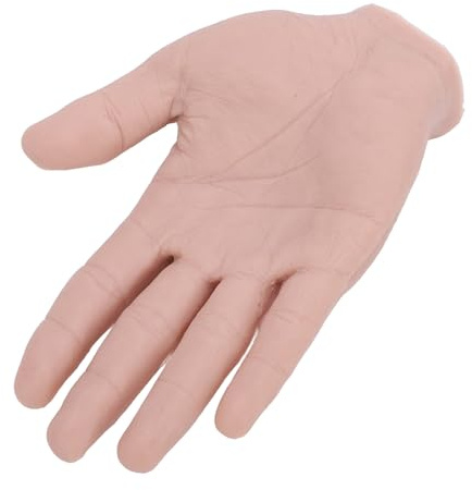 Accessoires de Modèle de Main Masculine en Silicone pour Halloween en Plein Air, Main Prothétique de Pratique en Silicone pour les Performances de Films et de Séries Télévisées,