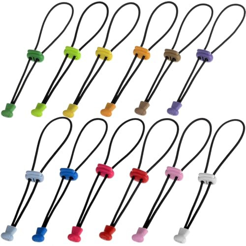 GGXZHT 12 Piece Bag Clips for Food Storage - Adjustable food clips freezerbag sealing clips - Plastic food packet clips for frozen peas&sandwich bag or Kitchen Organisation -20cm