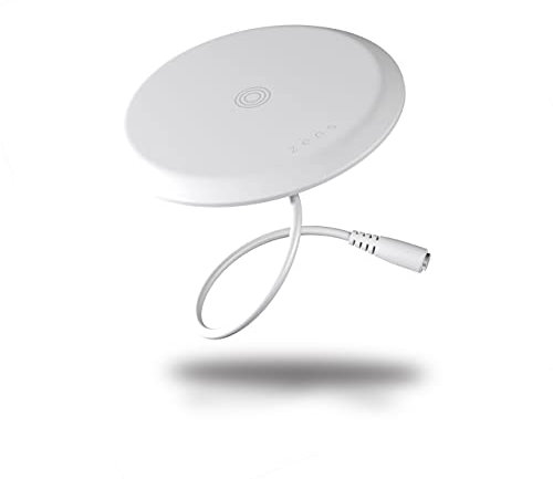 Zens Built-In Wireless Charger, 15W Wireless Charger for iPhone, AirPods, Android, Qi compatible devices, Includes 20W Power Adapter (EU, UK, US) and 2M Integrated Cable, White