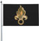 Bandera De Jardín Logotipo De La Legión Extranjera Francesa Fuerte Flag Personalizada Banderines Pancarta Para Procesión Cumpleaños Barras 90X150cm