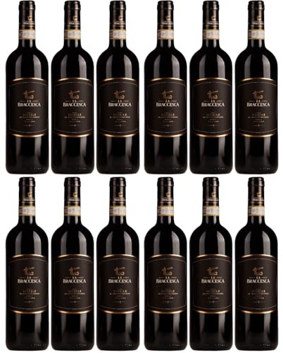 Antinori La Braccesca Vino Nobile Montepulciano Rotwein Wein Trocken Toskana Italien inkl. FeinWert E-Book (12 x 0,75l)