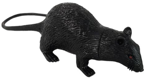 Ligeinsrk Halloween Rat Faux Rat simulé Souris Halloween décoration farces Accessoires Style jouet2-simulation