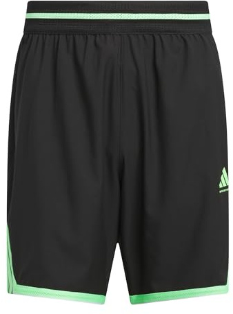 adidas Men's Crazy Lite Shorts Black/Lime Burst L 18 cm