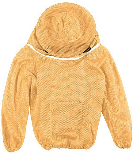 Imkerei-Werkzeuge, professionelle Imkerei-Schutzjacke, Imker-Schleier, Anzug, Kittel (Orangegelb)