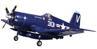 Cubertime F4U Corsair Avion RC 4CH WWII Warbird Avion télécommandé 800 mm Envergure EPP à aile fixe Modèle sans balais pour adultes et adolescents (connecteur JST/version PNP)