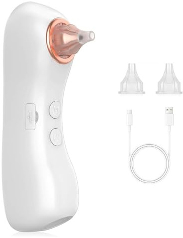 YRREATY Secador de Oídos para Adultos y Niños, Removedor de Agua, Dispositivo Electrónico Recargable de Aire Caliente para el Cuidado de los Oídos con 3 Tapones.
