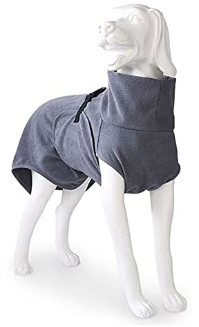 EQDOG Doggy Dry Bademantel, Größe XXS, Grau