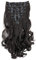 CAISHA XXL 8 Teiliges Set 45cm Langhaarige CLIP IN EXTENSIONS Synthetik Haarverlängerung Haarteil Voluminös Gelockt Schokobraun CES21-1