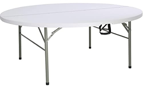 Bolero Centre Folding Table Round - 6ft