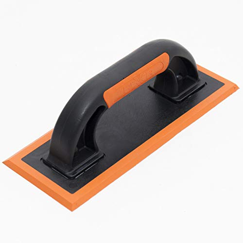 240 x 95 mm Reibebrett mit Gummibelag aus Kunststoff