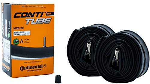 Continental 182171 Cámaras de Aire para Bicicletas, Unisex-Adult, Negro, 29''
