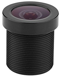 1.8mm CCTV Objektiv,Richer-R IP Kamera Objektiv Lens 170 ° Weitwinkellinse 1 Millionen Pixel Objektiv, Objektiv IR-Nachtsicht M12 x 0,5 Sicherheitskameraobjektiv für 1/3 1/4 Zoll