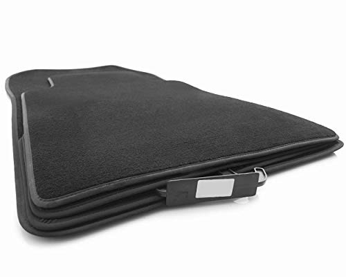 kh Teile Fußmatten W124 E Klasse Original Premium Qualität Automatten Velours 4-teilig schwarz