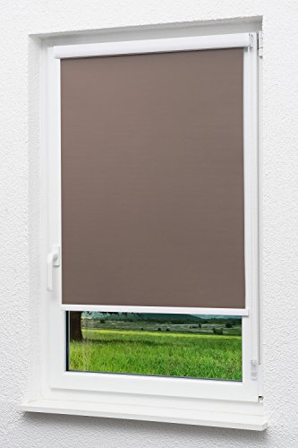 LYSEL Outlet - Kassettenrollo abdunkelnd Schokobraun, (B x H) 60cm x 175cm in braun/Schokobraun