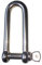 Sunload Schäkel gerade Lange Form Edelstahl AISI 316 V4A 5 Stück (6 mm)
