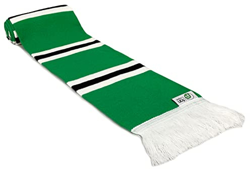 fan originals Retro Football Bar Scarf in Celtic Colours Green White