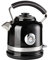 Ariete 2854B Moderna Cordless Electric Kettle, Stainless Steel Body, 1.7 Litre Capacity, 3000 Watt, Visible Water Level, Removable Filter, Auto Shut Off, Black