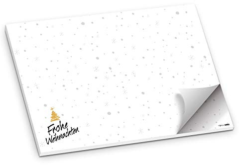 itenga Tischset Platzset Frohe Weihnachten aus Papier I DIN A3 50 Blatt I ideal als Tischdeko oder Gedeckunterlage in der Weihnachtszeit