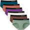 INNERSY Damen Unterwäsche Baumwolle Weich Schlüpfer Stretch Pantys Frauen Unterhosen Mehrpack 6 (XL, Mehrfarbig hell)