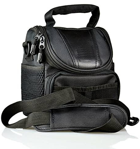 Camera Case Lightweight Black Camera Strap Shoulder Bag for Nikon Digital Camera (Nikon D3200 with 18-55mm Lens)