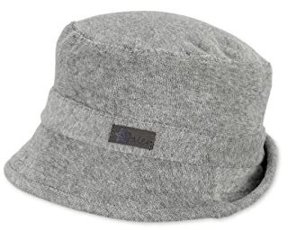 Sterntaler Baby Unisex Hut Baby Fischerhut Frottee - Baby Hut, Kopfbedeckung Baby Sommer, Sommerhut Baby - aus Baumwolle - rauchgrau, 53