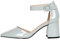 Rio Fiore Damen Pumps, Blau, 7.5cm Blockabsatz, Bequeme Pumps mit Riemen, Kunstleder, Riemchenpumps, H1877-A0142-72 (Blue PU, 36 EU)