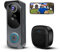 Wireless Video Doorbell Camera with Chime, 1080P Smart WiFi Door Bells Camera, Voice Changer, PIR Motion Detection, 2-Way Audio, Night Vision,Battery Powered, IP66, Works with Alexa & Google Home