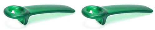 BRIX Deckelöffner, B-2121-G Kunststoff, Transparent Grün (Packung mit 2)