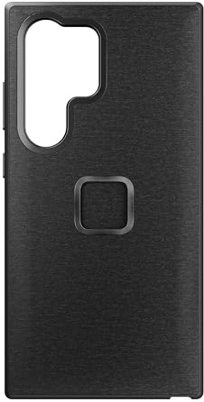 Peak Design Handyhülle für Samsung Galaxy S24 Ultra (Anthrazit, schlankes Profil, Fallschutz, wetterfeste Stoffschale, SlimLink verbindet sich mit Peak Design Handyhalterungen & Ausrüstung)