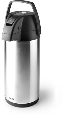 IBILI Bouteille isotherme double paroi en acier inoxydable 5 l, Argent