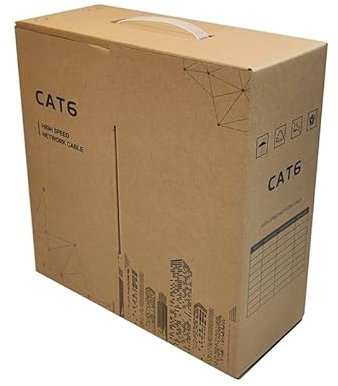 Dust-Air Cat6 Ethernet Cable 100m, Indoor/Outdoor High Speed LAN Ethernet Network, 1 Gbps, 250 MHz, UTP CCA Cable (100 Meter, Black)