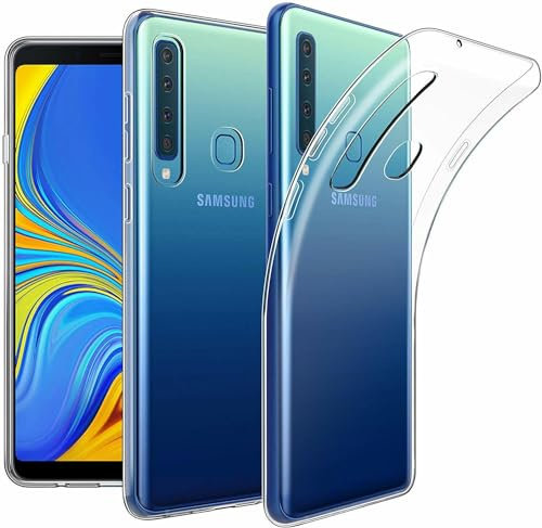 Oprimio Kristallklar Hülle für Samsung A9 2018 [Silikon Hülle] [%100 Durchsichtig] [Deutsche Material] [Ultra Dünn] Klar Handyhülle für Samsung Galaxy A9 2018