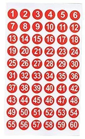 Twister Arm Trainer,1 Sheet Red Number Stickers Consecutive Digital Label Waterproof Self Adhesive for Nail Tags Labels Lipstick Color Polish Decals
