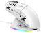 LexonElec x ATTACK SHARK X11 Mouse da Gioco Wireless con Dock di Ricarica Magnetico RGB, Sensore PixArt PAW3311, Leggero 59g Mouse da Gioco Tri-Mode, Cablate/2.4G/BT, Fino a 22K DPI per PC/Mac-Bianco